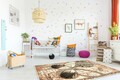 Covor Thea, Decorino, 80x150 cm, polipropilena, roz