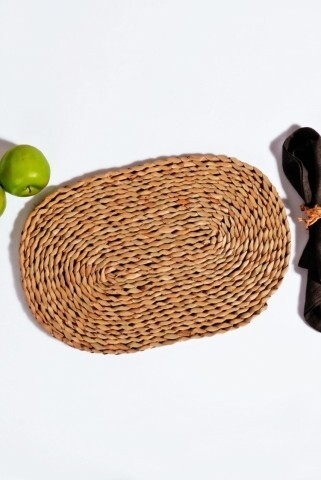 Suport farfurie, Kosova, Beige, bambus, 30x44 cm