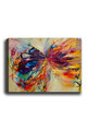 Tablou decorativ, Kanvas Tablo (50 x 70), Canvas, Lemn, Multicolor