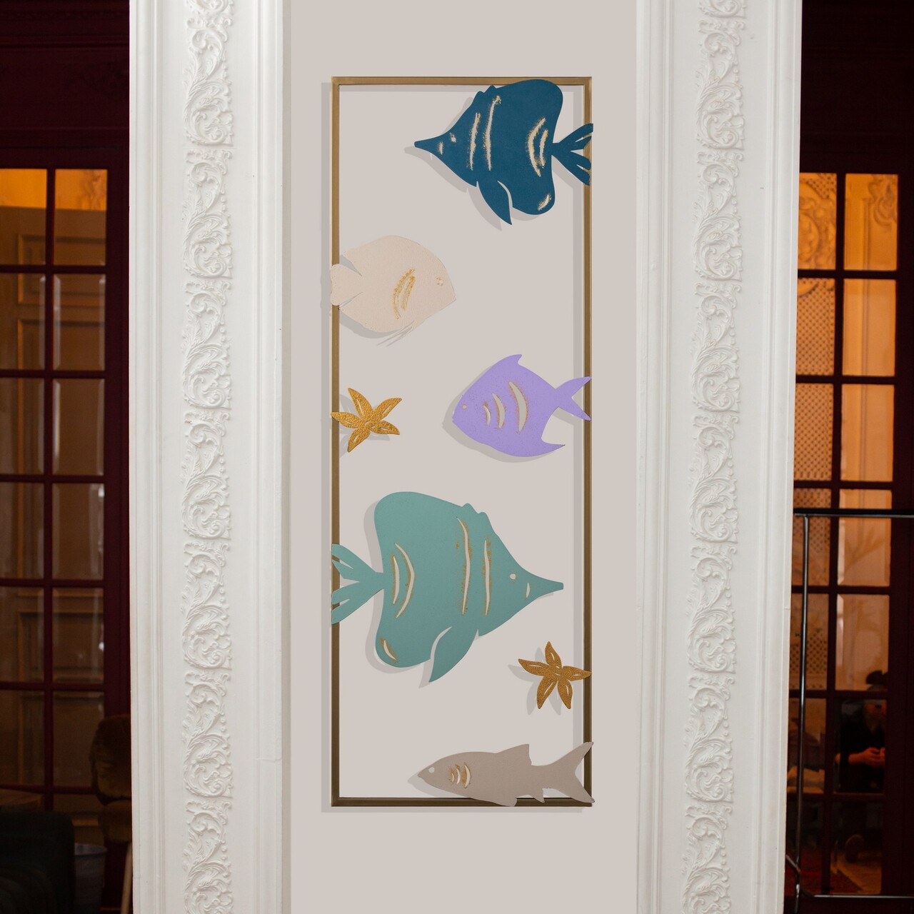Decoratiune, Aquarium, Dimensiune: 32 x 5 x 90 cm, Multicolor - view 2