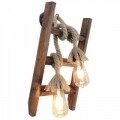 Aplica de perete All Design, handmade, 45x25x23 cm, Walnut