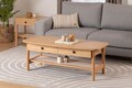 Masuta de cafea, Howard, Daisy, 120x55x45 cm, Natural/Lemn