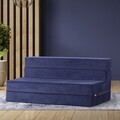 Canapea extensibila 2 locuri, Salida, 363SLD1133, Textil, Albastru