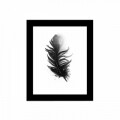 Tablou decorativ, Alpha Wall, Feather, 23x28 cm