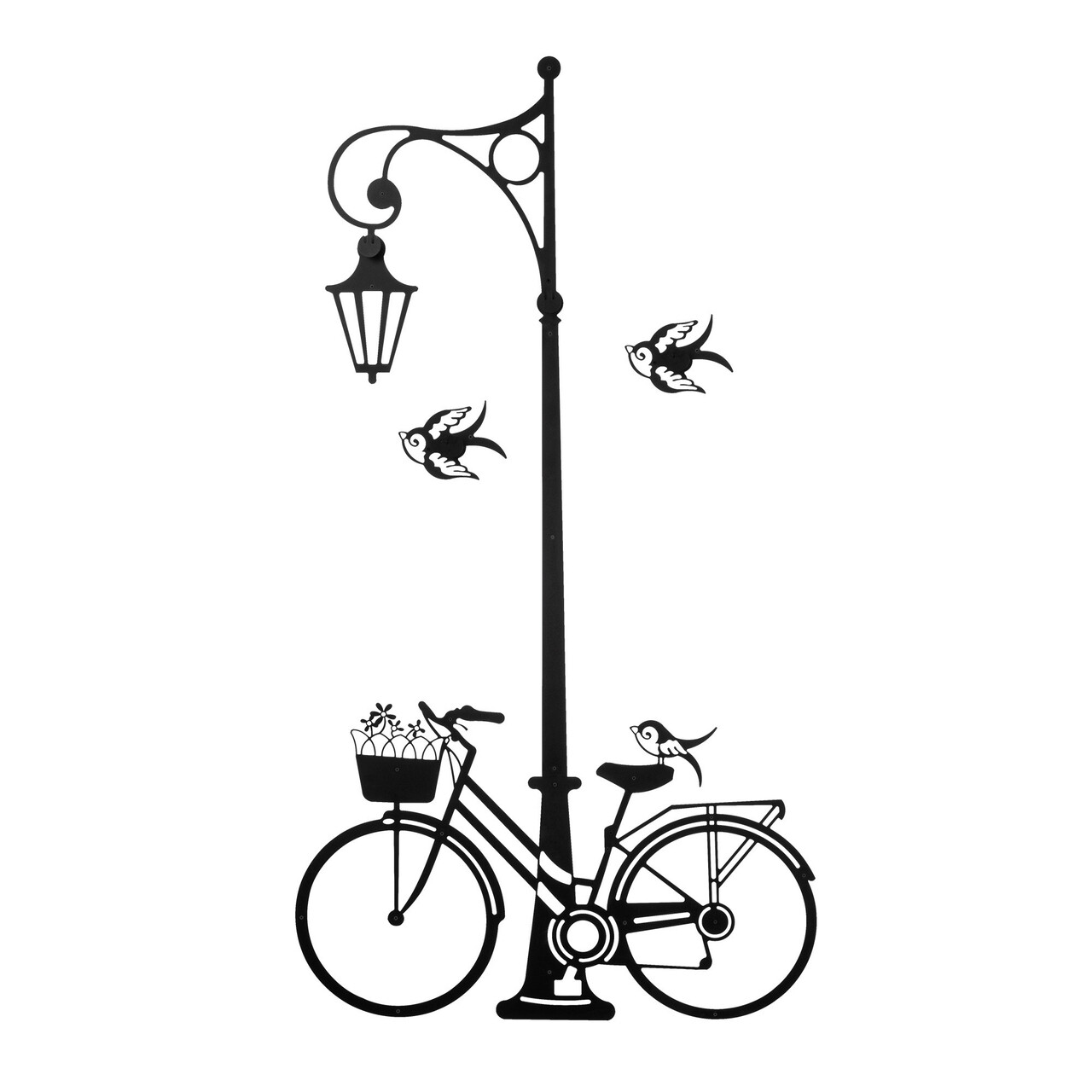 Cuier de perete, Hayat WSH-022, Metal, Dimensiune: 117 x 4 x 211 cm, Negru - 1 | YEO