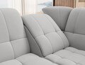 Coltar extensibil dreapta 3 locuri ELTAP, RT-04SO, Sado, 272x192x95 cm, lemn/poliester, gri deschis