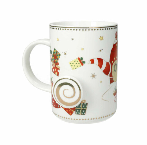 Cana, Elfomagia Lollipop Gold, Brandani, 8x11 cm, portelan New Bone China