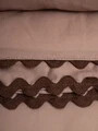 Lenjerie de pat King Size, Vela, Homla, 200x220 cm, 3 piese, bumbac, maro