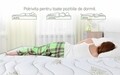 Saltea Aloe Vera Memory Pocket 7 zone, Husa Aloe Vera, Super Ortopedica, Anatomica, 180x190x19 cm
