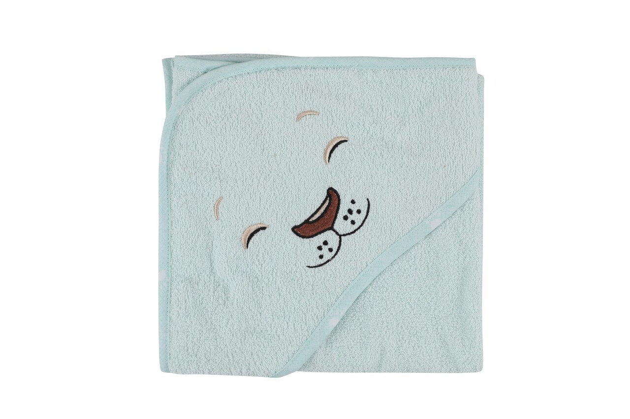 Set de baie pentru bebeluși, Cotton Box, Aslan, Bumbac, Verde menta