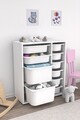 Dulap multifunctional, Estella, Zen 2D2K6U, Alb
