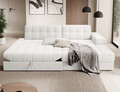 Coltar extensibil dreapta 3 locuri ELTAP, RT-01ROY, Blezalt, 240x150x82 cm, lemn/poliester, alb