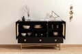 Consola, Howard, Cliff 63, 123x63x38 cm, PAL, Negru