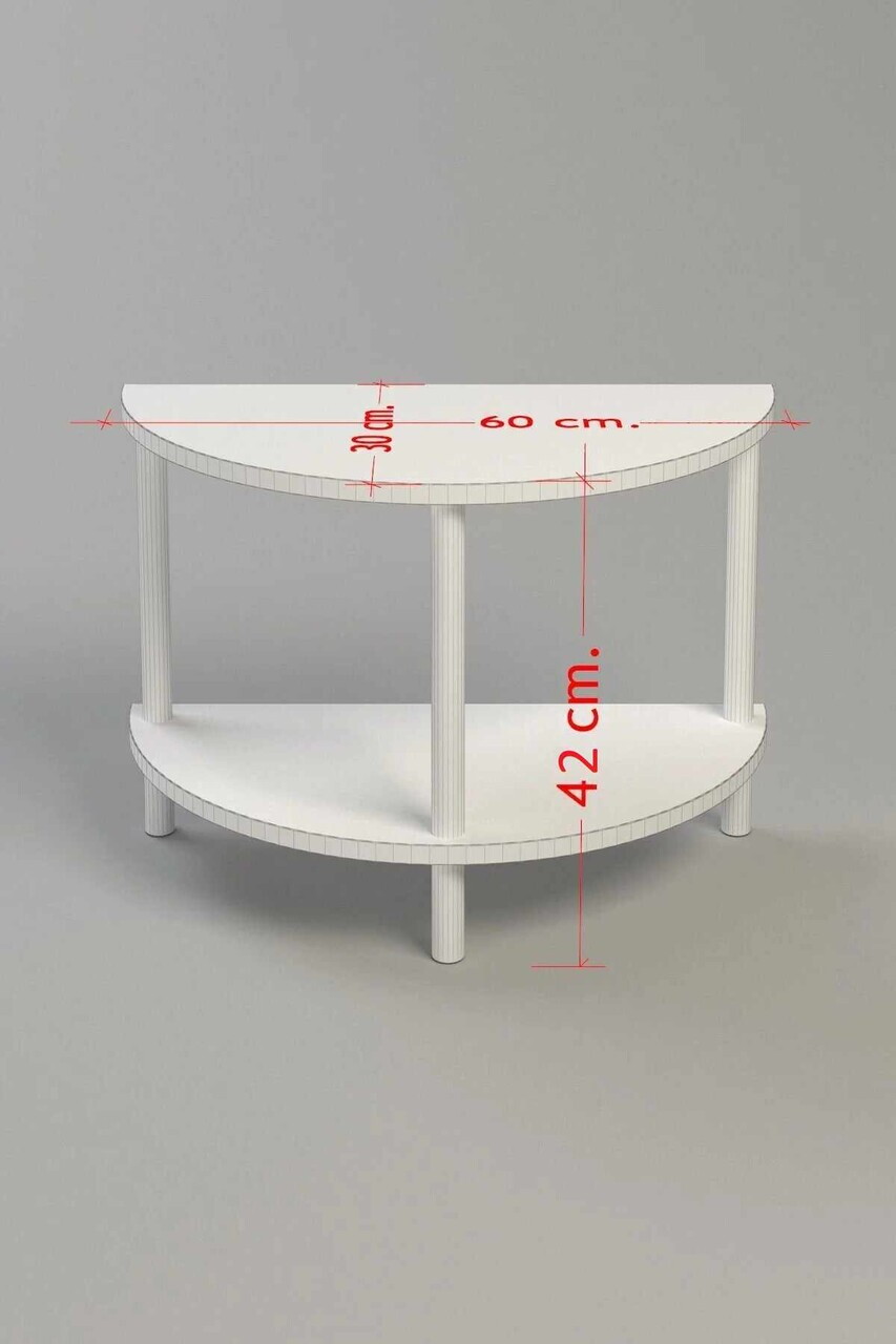 Masuta de cafea, Hanah Home, Peka-0007, 60x42x30 cm, PAL, Antracit — imaginea 5