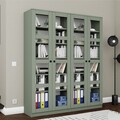 Dulap multifunctional, Miwood, Lucas Glass 1600-76, Verde