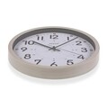 Ceas de perete Benjamin, Versa, Ø30.5 cm, gri