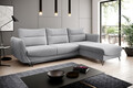 Coltar extensibil dreapta 3 locuri ELTAP, RT-04SO, Silva, 276x201x100 cm, lemn/poliester, gri deschis