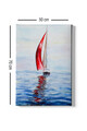 Tablou decorativ, Kanvas Tablo (50 x 70), Canvas, Lemn, Multicolor