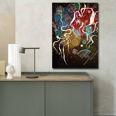 Tablou decorativ, 70100FAMOUSART-067, Canvas, 70 x 100 cm, Multicolor Canvart