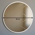 Oglinda decorativa A702, Neostill, 60 cm, argintiu