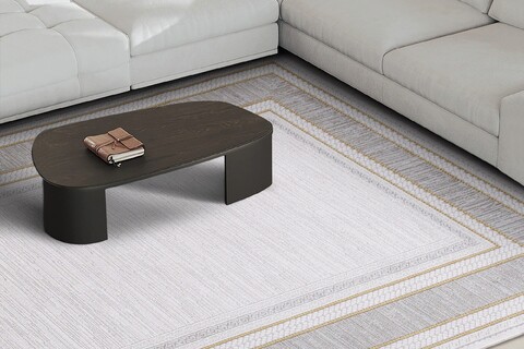 Covor, 46009 neva, 120x180 cm, fibre acrilice, gri