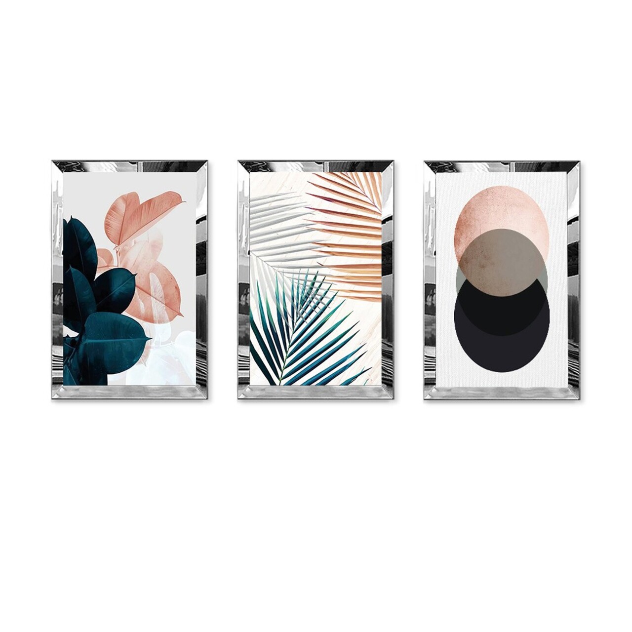 Vopsea decorativă MDF-Plexiglas (3 Pieces), Huhu409, Ramă: 100% plexiglas , Multicolor - view 2