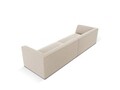 Canapea 4 locuri, Ruby, Micadoni Home, BL, 302x93x69 cm, catifea, bej