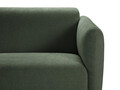 Canapea 2 locuri, Noomi-215, Micadoni Home, 162x94x75 cm, tesatura structurata chenille, verde moss