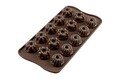 Forma de copt din silicon Fantasia, Silikomart Easy Choco, 15 forme, Ø2.85 cm