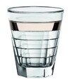 Set 6 pahare whisky, Vidivi, Baguette, 340 ml, sticla, transparent/auriu