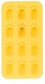 Forme pentru gheata Pineapple, 19.5x10.5x1.5 cm, silicon, galben