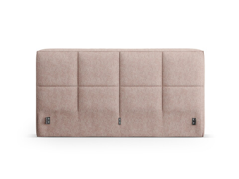 Tablie de pat 200 cm, Micadoni Home, Darren-201, tesatura structurata chenille, roz melange