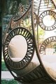 Leagan gradina/terasa, Valovi, Osna, 110x196x110 cm, Metal, Crem / Bej