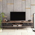 Comoda TV, Zena Home, Lorenz, PAL, Nuc / Negru