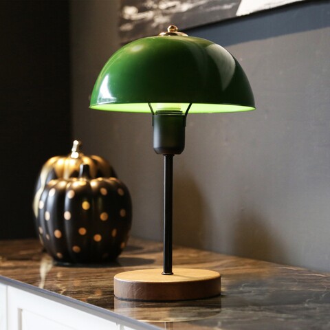 Lampa de masa, ayd-2796, insignio, 23 x 12 x 38 cm, 1 x e27, 60w, verde