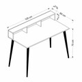 Birou, Antec, Ronas 120, 120x60x75 cm, PAL, Maro