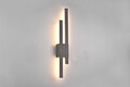 Aplica de perete pentru exterior Tawa, TRIO, 9.5x6.5x62 cm, 9W, 2x SMD, aluminiu, antracit