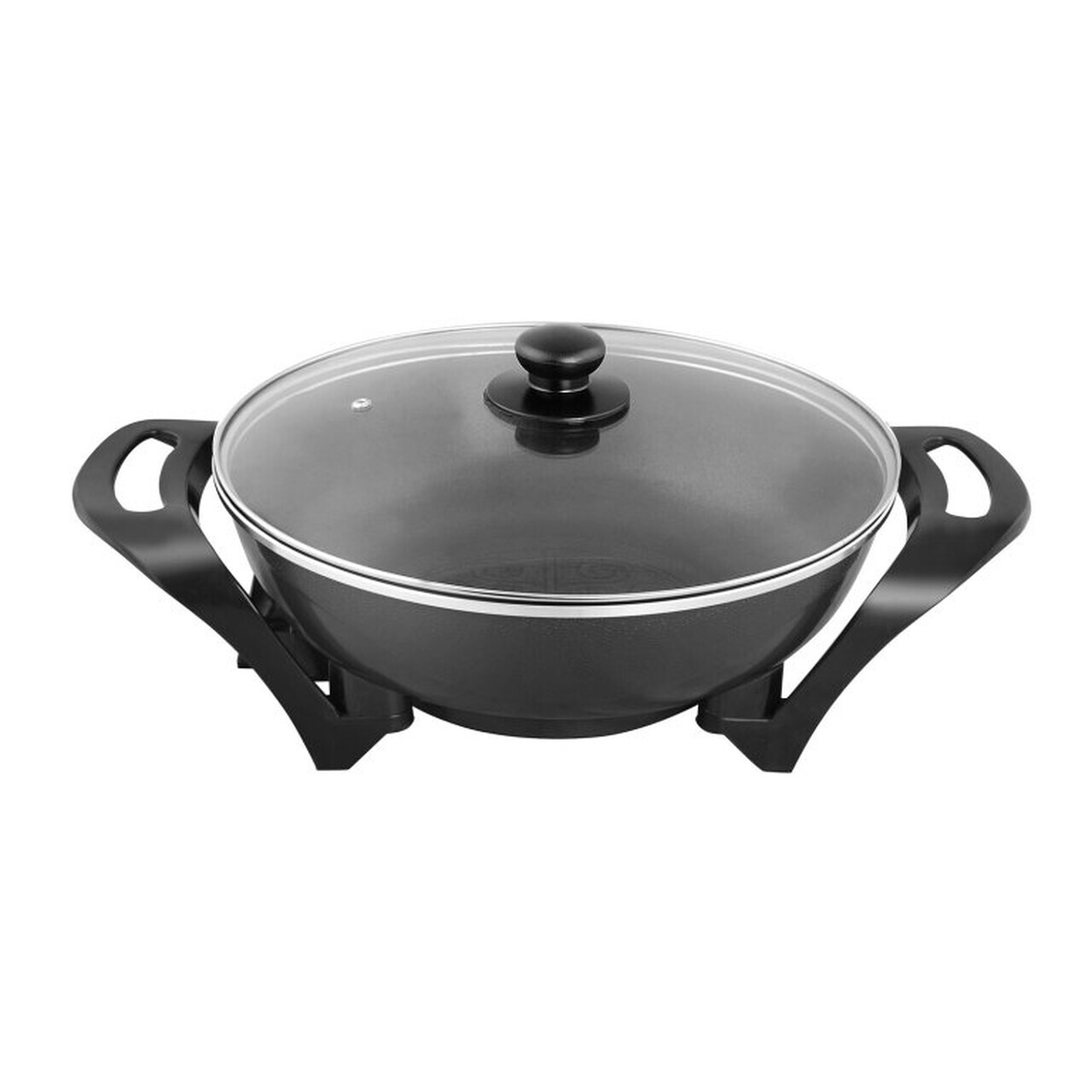 Tigaie electrica Wok, Beper, 1500W, 33 cm, ceramica, negru - 3