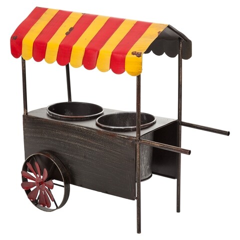 Ghiveci, Cart Stripes, Creaciones Meng,  37.5x21x37 cm, fier