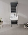 Dulap de baie cu chiuvetă, Hanah Home, Orbit 55, Antracit