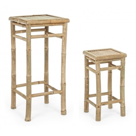 Set masuta de cafea si scaun pentru gradina, Joyce, Bizzotto, bambus