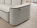 Coltar stanga 4 locuri ELTAP, Ume, 287x190x88 cm, lemn/poliester, bej/negru