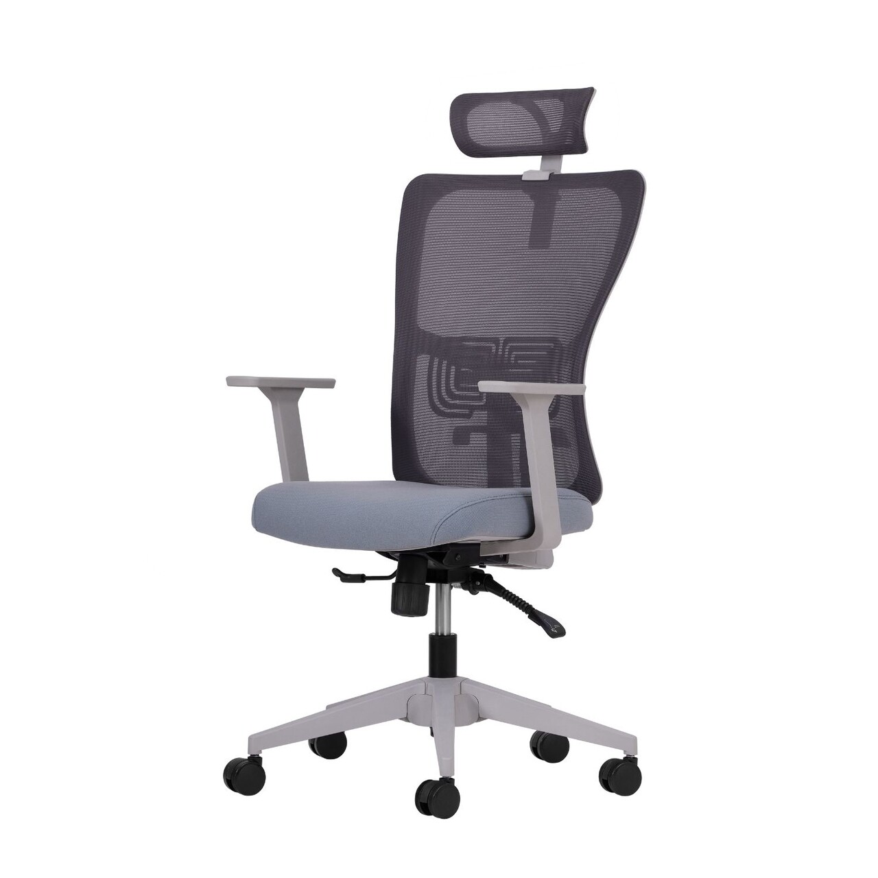 Scaun de birou, Hanah Home, Lumbar 126, 61x126x68 cm, Plastic, Gri - view 3