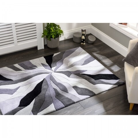 Covor Infinite Splinter Grey 120X170 cm