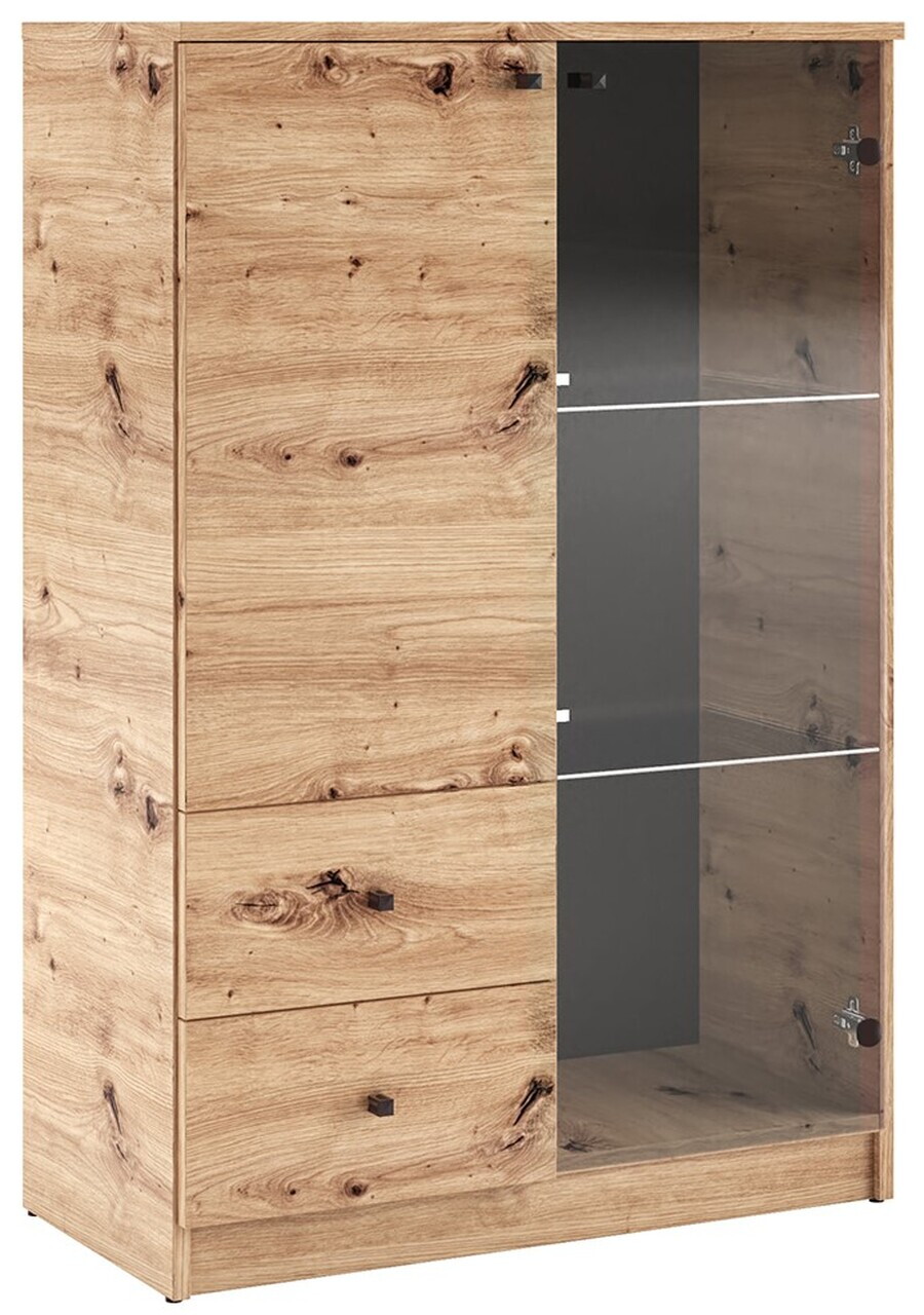 Dulap multifunctional ADRK, Evi, 80x40x120.5 cm, PAL laminat, artisan — imaginea 3