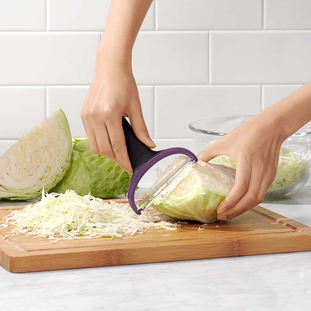 Decojitor mare de legume, inox, Mov, "Good Grips" - OXO - imagine 7