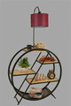 Lampadar, Luin, 534LUN4162, Metal, Rosu claret