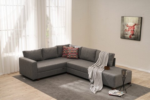 Coltar, Balcab Home, 825BLC5252, Cadru: PAL/LEMN, Gri