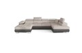 Coltar extensibil dreapta 6 locuri ELTAP, Rod-45, Rodrigo, 345x202x90 cm, lemn/poliester, gri/gri inchis