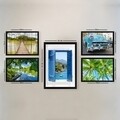 Set 5 tablouri decorative, SET_110, Lulu, 24x29 cm/34x44 cm, plastic